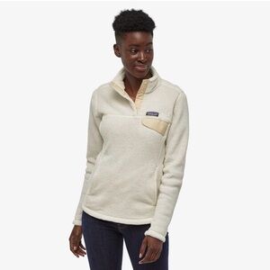 Patagonia Off-White Fleece Jacket